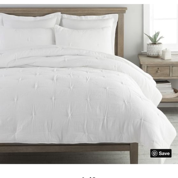 Pottery Barn Bedding Pottery Barn Comforter And 2 Euro Shams Poshmark